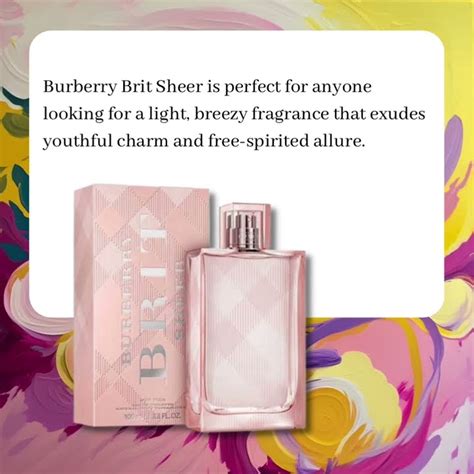 Burberry Brit sheer perfume review